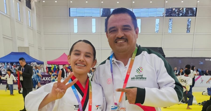 POTOSINA ROMPE RACHA DE 15 AÑOS SIN PODIO EN TAEKWONDO