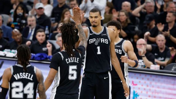 Victor Wembanyama, con doble-doble, impulsa triunfo de Spurs en Juego 5
