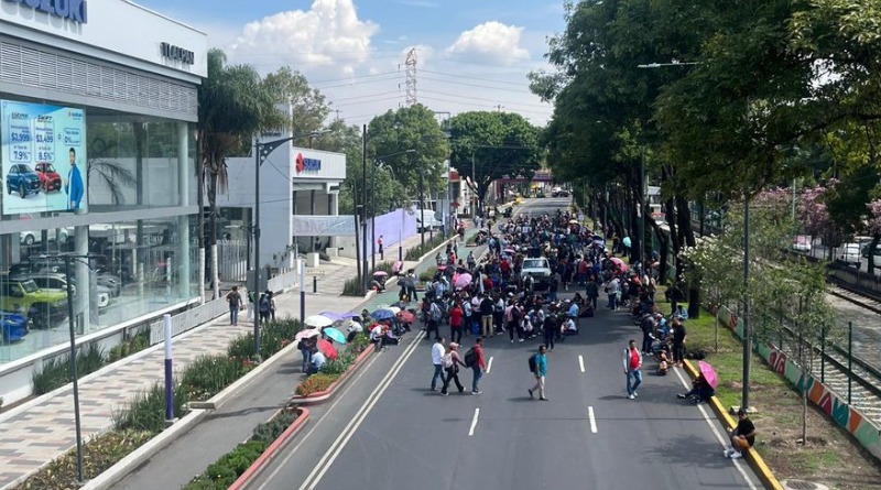 CNTE: PROTESTA FALLIDA RUMBO AL ESTADIO