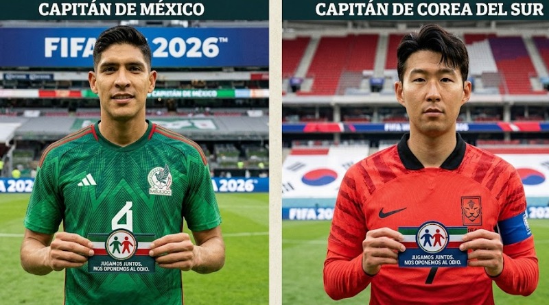 “JUGAMOS JUNTOS”: EL MENSAJE DEL MUNDIAL CONTRA EL ODIO