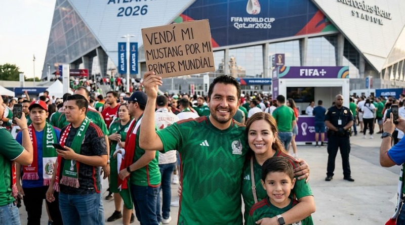PASIÓN SIN LÍMITES: VENDIÓ SU AUTO PARA IR AL MUNDIAL