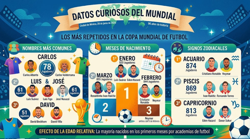 REVELACIONES CURIOSAS DEL MUNDIAL