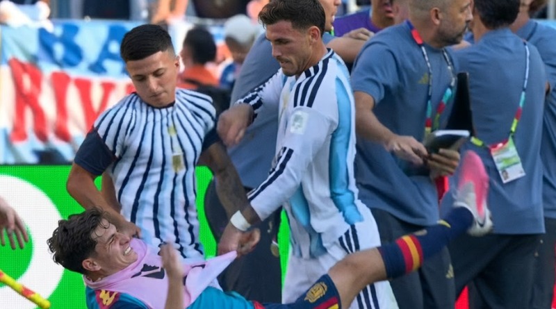 LA FINAL DEL MUNDIAL EXPONE EL LADO VIOLENTO DE LA AFICIÓN