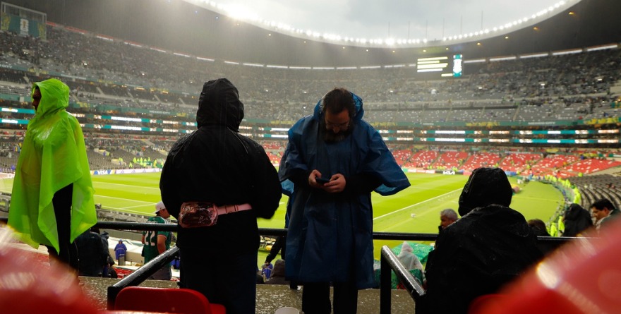 LLUVIA INTENSA AFECTARÍA EL ENCUENTRO MÉXICO VS. INGLATERRA