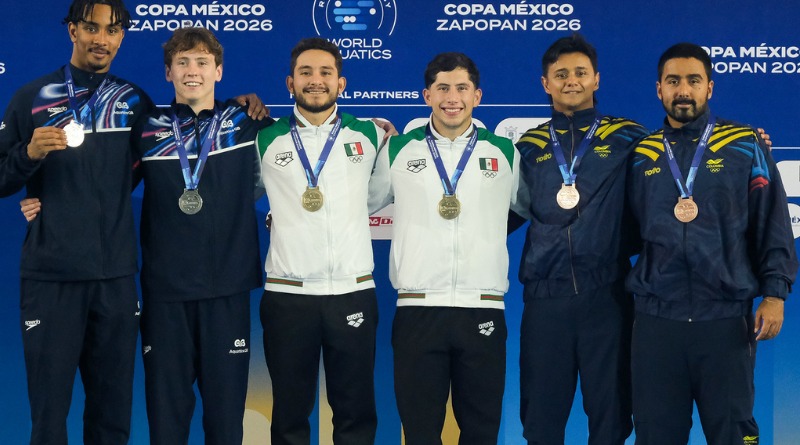 MÉXICO COMPETIRÁ CON EQUIPO COMPLETO EN FINALES DE CLAVADOS JCC