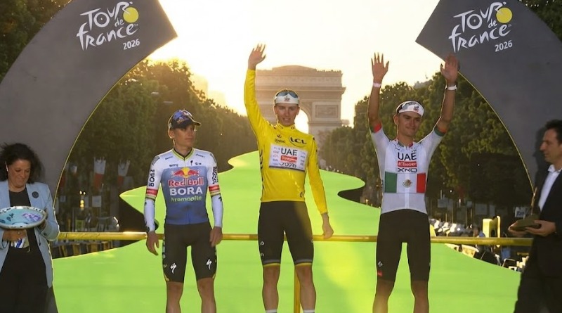 TERCER PUESTO CONFIRMADO PARA ISAAC DEL TORO EN EL TOUR DE FRANCIA