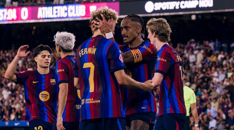 BARCELONA SE IMPONE AL ATHLETIC DE BILBAO EN LA PRUEBA