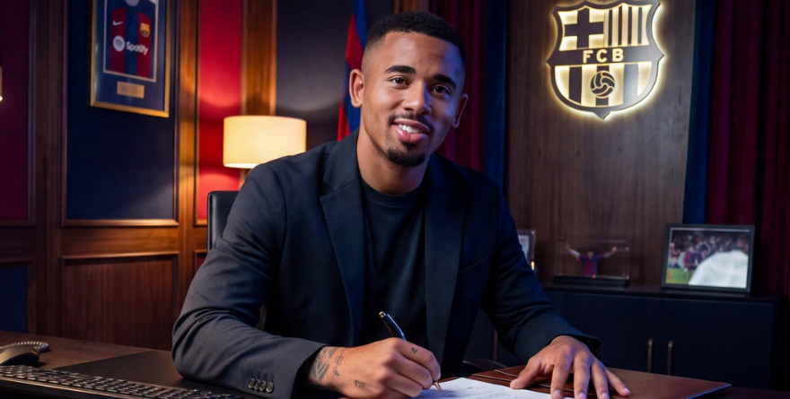 EL BARCELONA APUESTA POR GABRIEL JESUS PARA REFORZAR EL ATAQUE