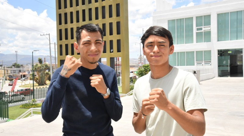 LLEGAN A LA ARENA POTOSÍ “GIRO” CAMPOS Y “EL ZURDO” JIMÉNEZ