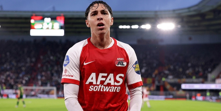 MATEO CHÁVEZ BRINDA GOL Y ASISTENCIA EN CONTUNDENTE GOLEADA DEL AZ ALKMAAR