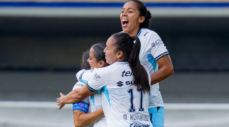 PUMAS FEMENIL MUESTRA TODO SU PODERÍO GOLEANDO A QUERÉTARO EN CU