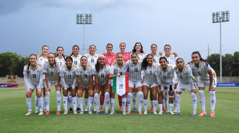 TRI FEMENIL EN JCC BRILLA CON SU JUEGO DE CONJUNTO