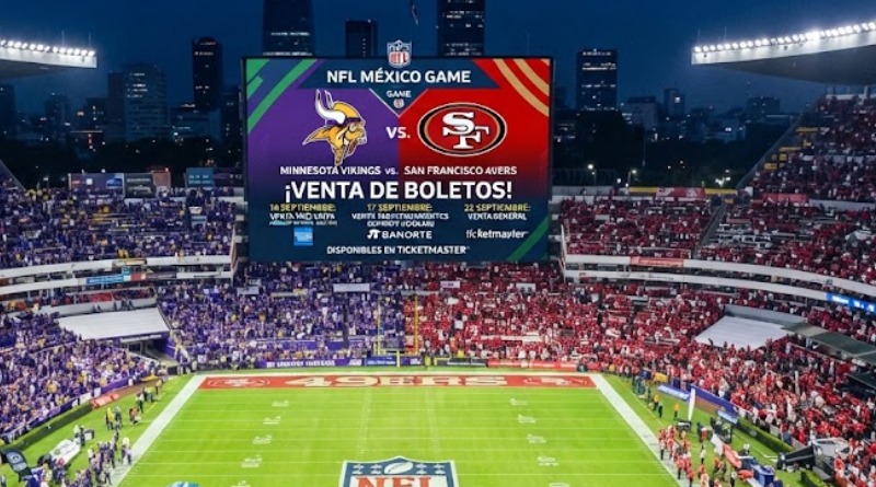 YA ESTÁN A LA VENTA LOS BOLETOS VIKINGS-49ERS EN MÉXICO